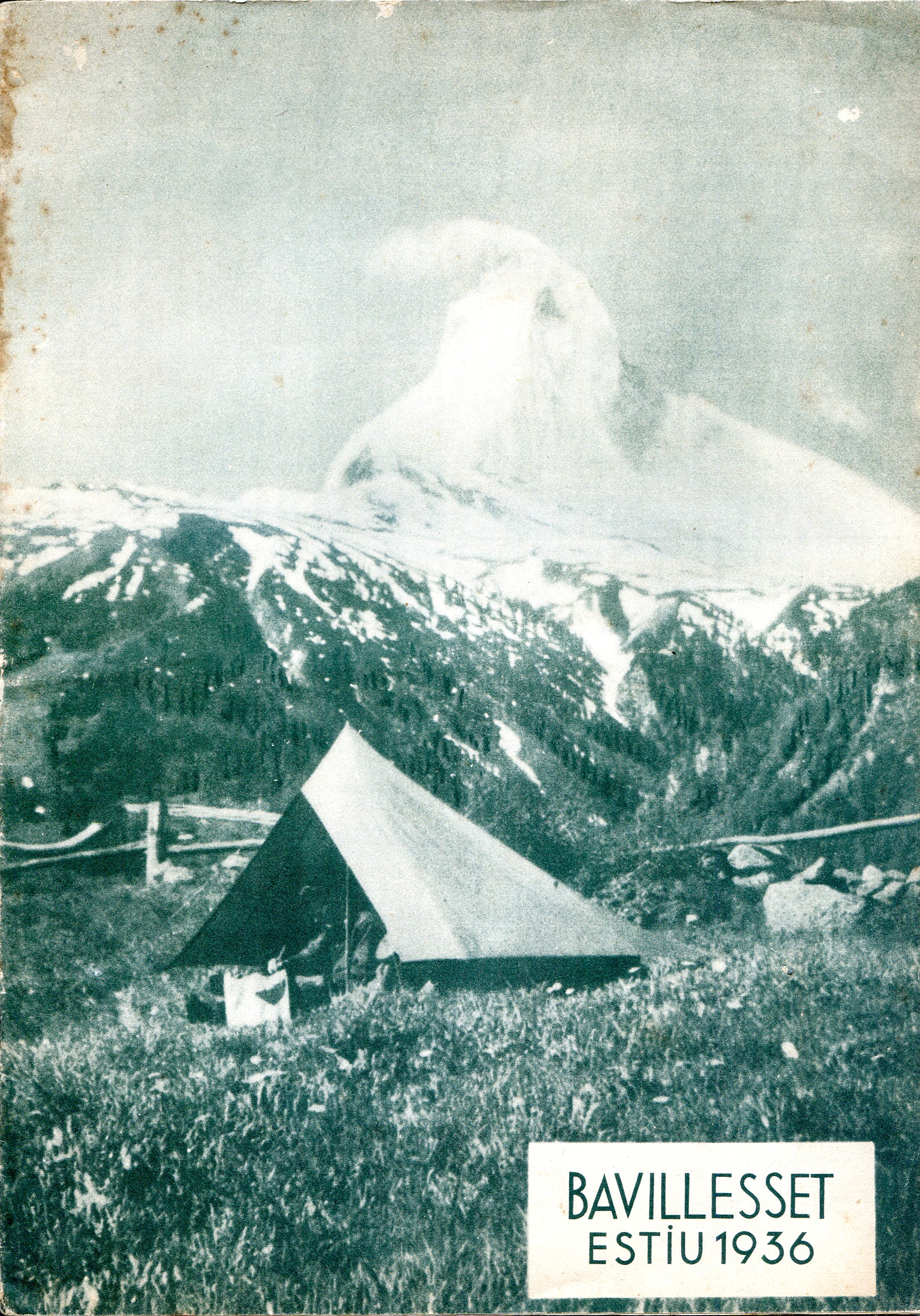 Bavillesset : Estiu 1936 - Portada